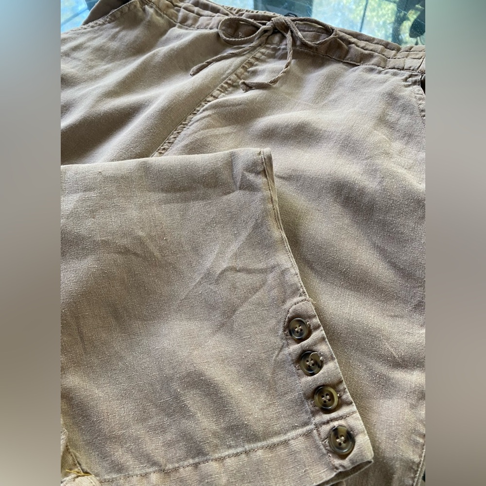Nicole Miller 100% linen pant